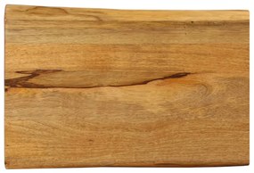 370751 vidaXL Плот за маса, 50x40x2,5 см, жив ръб, масивно дърво манго