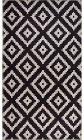 Черен килим за миене 150x80 cm - Vitaus