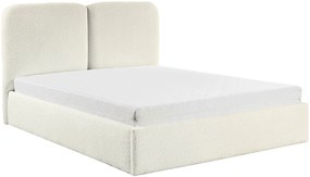 Облегнато легло Heaven-Бяло-180 x 200