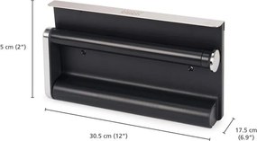 Стенен пластмасов държач за кухненска хартия в сребрист цвят RollGrip – Joseph Joseph