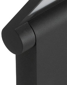 Модерен външен стълб антрацит 60 см с LED IP54 - Zane