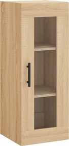 828935 vidaXL Стенен шкаф дъб сонома 34,5x34x90 см