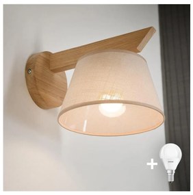 Brilagi - LED  Аплик ANTHONY 1xE14/40W/230V дъб/бежов