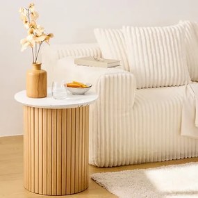 Трапезна маса atmosphera Homelya, Мраморен ефект, 110 cm, MDF