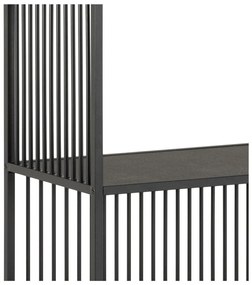 Черна библиотека 120x185x35 cm Strington – Actona