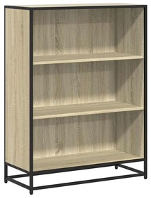 849120 vidaXL Шкаф за книги, дъб сонома, 80,5x35x107,5 см, ПДЧ