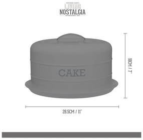 Стоманена кутия за торта Living Nostalgia – Kitchen Craft