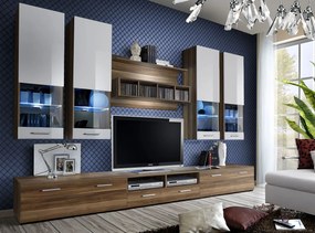 Холна секция Doreto-Walnut - White