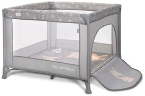 LORELLI Classic Кошара за игра PLAY N RELAX GREY ADVENTURE