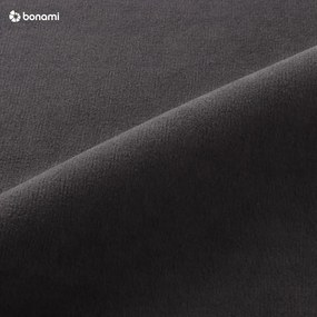 Тъмносиво кадифено ъглово канапе, десен ъгъл Stylish Stan - Miuform