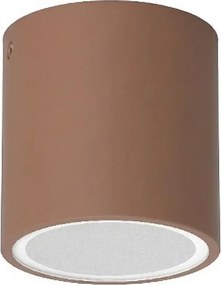 Ideal Lux - Външно точково осветително тяло TECHO 1xGU10/20W/230V диам. 9 см IP54 кафяво