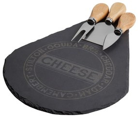Дъска за сервиране на сирене с 3 ножа - Premier Housewares