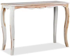 244348 vidaXL Конзолна маса, акация масив, 110x40x76 cм