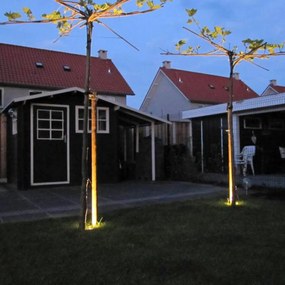 Комплект от 5 броя наземни прожектори от стомана IP65 - Basic Square