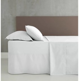 Бяло перкалово покритие за рамка на легло 90x190 cm Easy Iron Percale – Catherine Lansfield