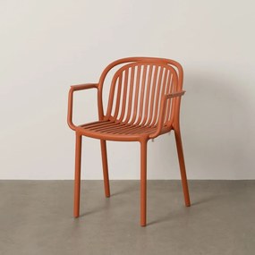 Теракотен пластмасов трапезен стол Alia – Ixia