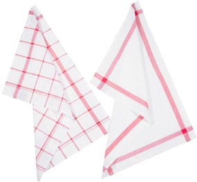 Сет традиционни кърпи atmosphera, 45x70cm, 2бр, Памук - Червен