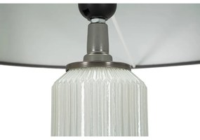 Сива подова лампа с текстилен абажур (височина 163 cm) Bright – Mauro Ferretti