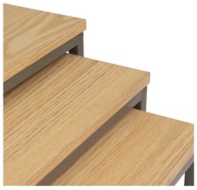 Сгъваеми маси в комплект от 3 броя 40x40 cm - Casa Selección