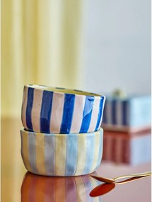 Жълти/сини керамични купички в комплект 4 бр. 300 ml Phoenix – Bloomingville