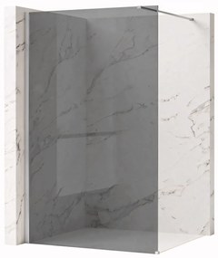 Параван за душ Rea Flexi Grey / Chrome 90