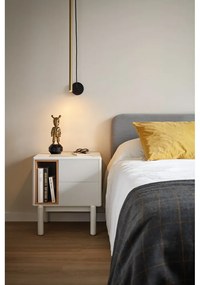 Кремаво нощно шкафче Corvo – Teulat