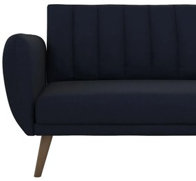 Тъмносин ъглов разтегателен диван Brittany - Novogratz