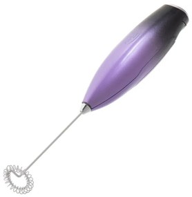 Миксер за фрапе на стойка  Adler AD 4499, Стоманена бъркалка, 2xAA, Лилав/черен