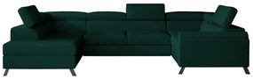 Разтегателен диван в П-образна форма  ESMADA, 336x92x200, monolith 37, ляв