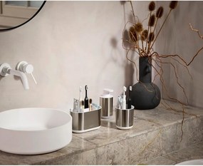 Диспенсер за сапун от неръждаема стомана в сребрист цвят 300 ml Duo Steel – Joseph Joseph