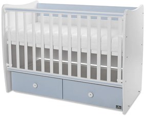 LORELLI Classic Легло 60/120см. MATRIX БЯЛО/ BABY BLUE