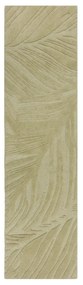 Зелен вълнен килим 60x230 cm Lino Leaf - Flair Rugs