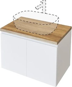 Шкаф долен, Либеро, 70 cm, 5414, без умивалник