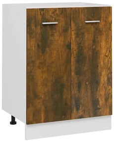 815561 vidaXL Долен шкаф "Lyon" опушен дъб 60x46x81,5 см, инженерно дърво