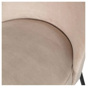 Бежови кадифени трапезни столове в комплект 2 бр. Vogue – WOOOD