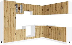 3314980 vidaXL Комплект кухненски шкафове от 14 части Kalmar, инженерно дърво
