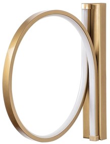 LED стенна лампа в златист цвят ø 30 cm Halka – Opviq lights