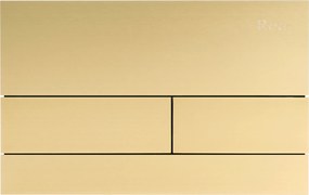 Комплект Структура за Вграждане за WC Slim 024N с Бутон T Brush Gold
