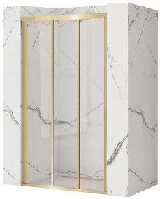 Плъзгащи врати за душ кабина Rea Alex 100 Gold Brush