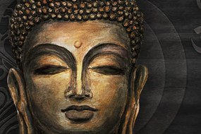 Картина на платно – Лице на Буда