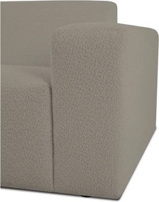 Светлокафяв ъглов диван от букле (ляв ъгъл) Roxy – Scandic