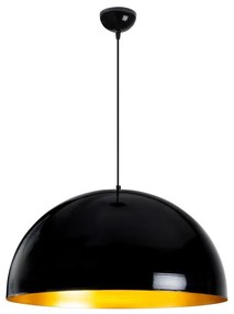 Черна лампа за таван Berceste, ø 60 cm - Opviq lights