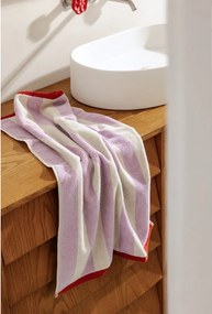 Кафява/кремава памучна хавлиена кърпа от тери 70x140 cm Gobo – noo.ma