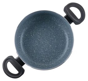 Тенджера Luigi Ferrero Prima FR-2244, 22x9.5 см, 3.1 л, Незалепващо покритие, Стъклен капак с отвор за пара, Индукция, Тъмносин