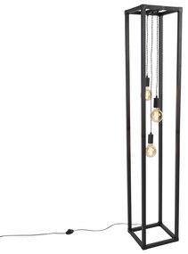 Интелигентна подова лампа черна 3-светлина с WiFi G95 - Big Cage