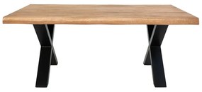 Масичка за кафе с масивен дъбов плот , 120 x 70 cm Toulon - House Nordic