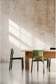 Зелен трапезен стол за подреждане Wem – noo.ma