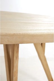 Кръгла трапезна маса от масивно манго ø 120 cm Quenza – Light &amp; Living