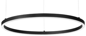 Ideal Lux - LED Пендел ORACLE SLIM LED/38W/230V Ø 70 cm черен