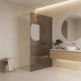 Параван за душ Rea Flexi Brown / Chrome 140